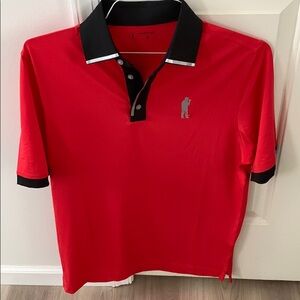 U Suck at Golf men’s polo, size small